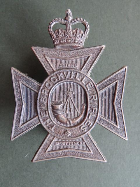 Canada Army The Brockville Rifles Cap Badge
