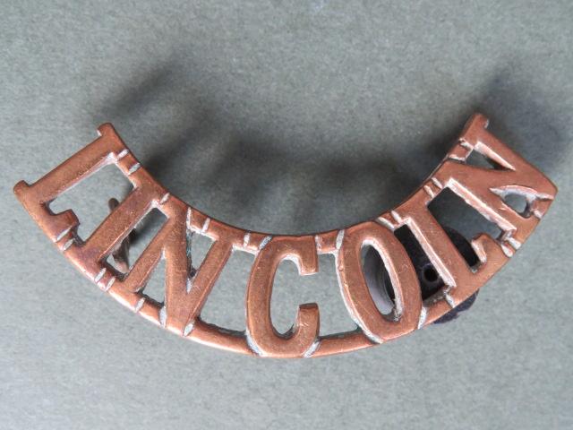 British Army The Lincolnshire Regiment Shoulder Title