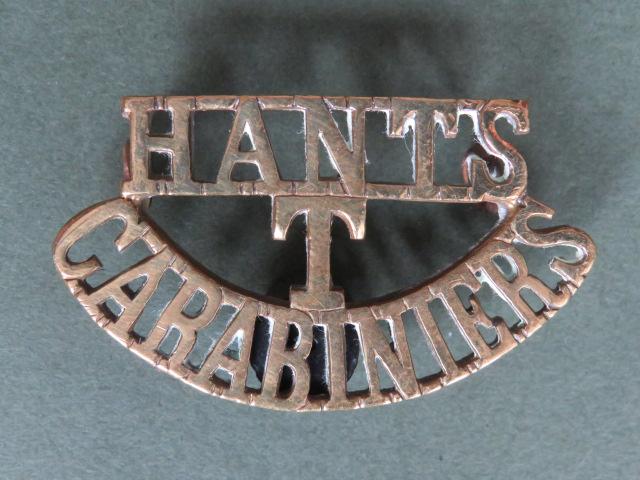 British Army Hampshire Carabiniers Shoulder Title