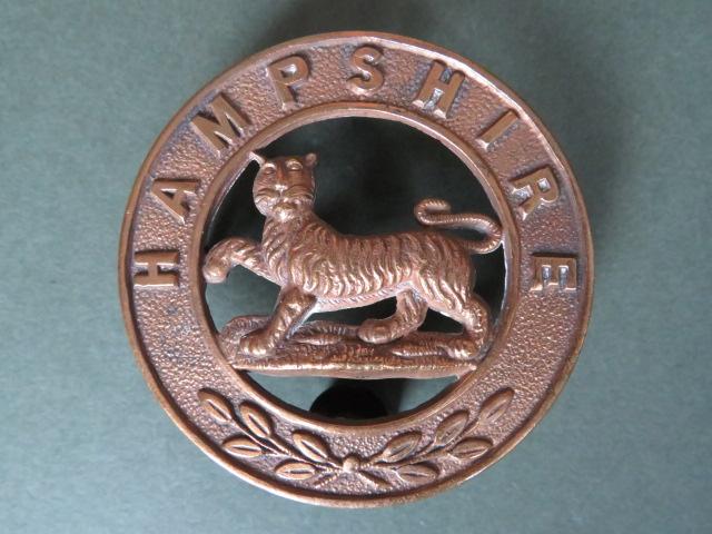 British Army Pre 1901 The Hampshire Regiment Helmet Plate Centre