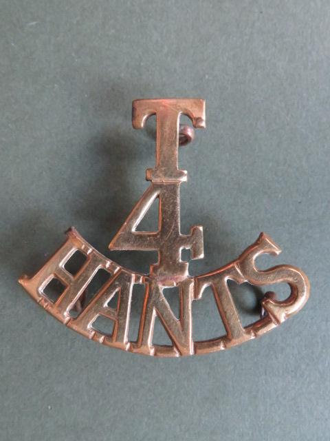 British Army The 4th Territorial Battalion, The Hampshire Regiment Shoulder Title
