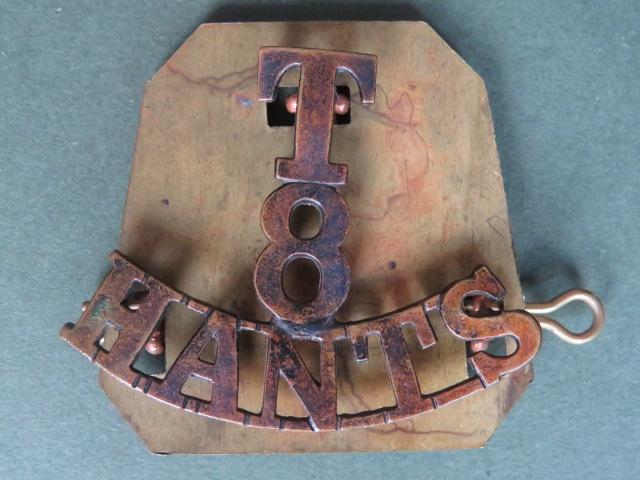 British Army The 8th Territorial Battalion, The Hampshire Regiment Shoulder Title