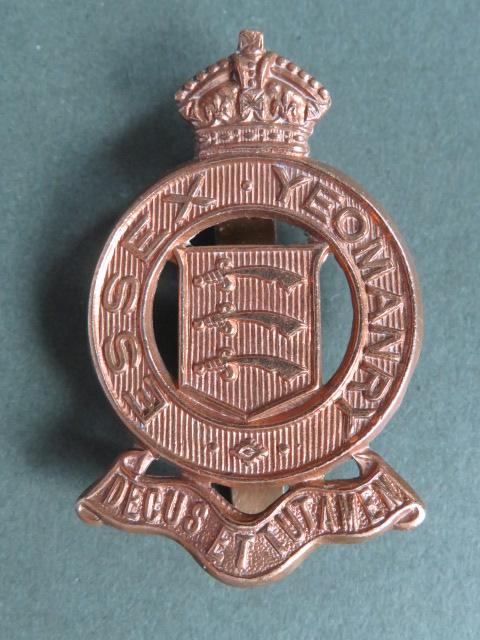 British Army The Essex Yeomanry (Dragoons) Cap Badge