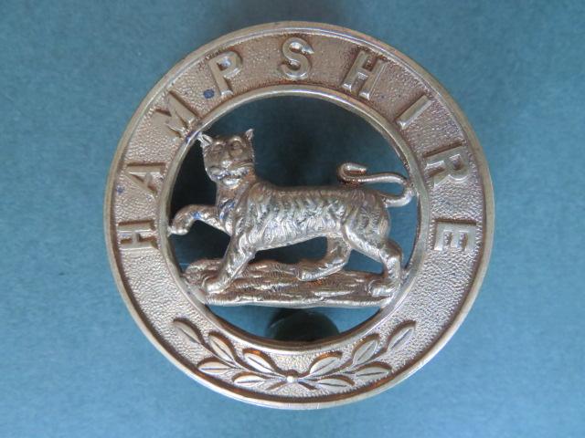 British Army 1881-1914 The Hampshire RegimentHelmet Plate Center