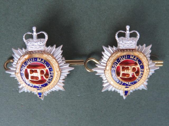 British Army EIIR Royal Corps of Transport Officer's Collar Badges