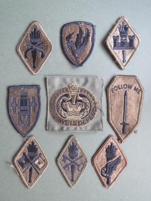 USA Army 9 School & Centers Shoulder Patches