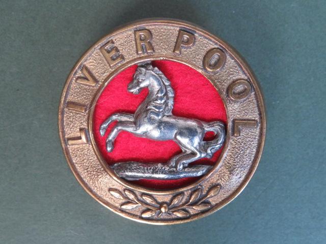 British Army The Liverpool Regiment Pre 1901 Helmet Plate Centre