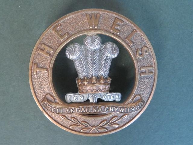British Army The Welsh Regiment Pre 1901 Helmet Plate Centre
