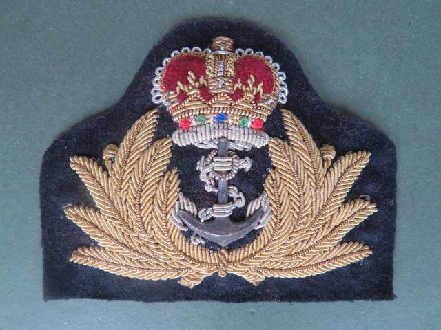 Royal Navy Post 1953 Officers' Class 1 Uniform Cap Badge