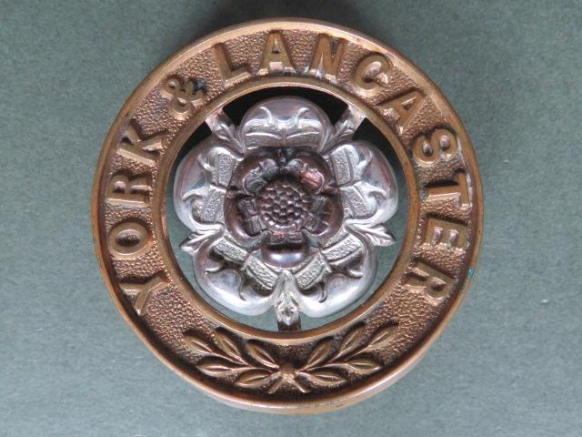British Army York & Lancaster Regiment Pre 1901 Helmet Plate Centre