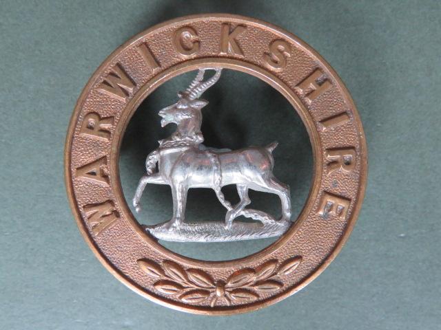 British Army The Warwickshire Regiment Pre 1901 Helmet Plate Centre