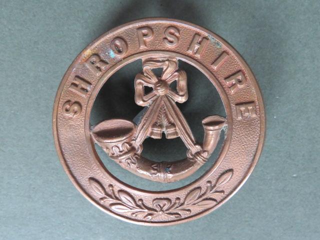 British Army The Kings Shropshire Light Infantry Helmet Plate Centre