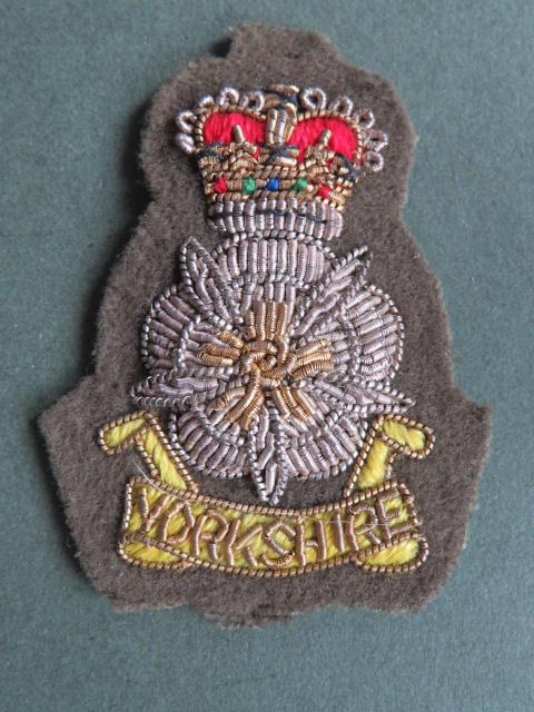 British Army The Yorkshire Brigade Officers' Beret Badge
