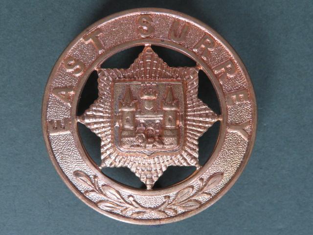 British Army The East Surrey Regiment Pre 1901 Helmet Plate Centre