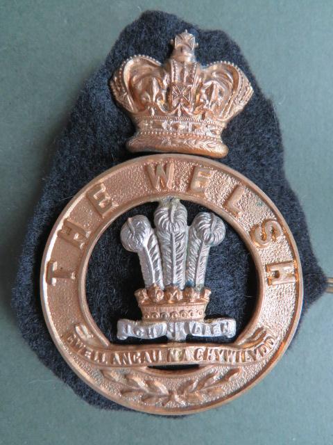 British Army The Welsh Regiment Pre 1901 Glengarry Badge