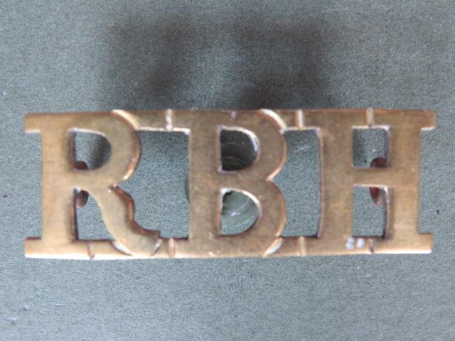 British Army The Royal Bucks Hussars Shoulder Title