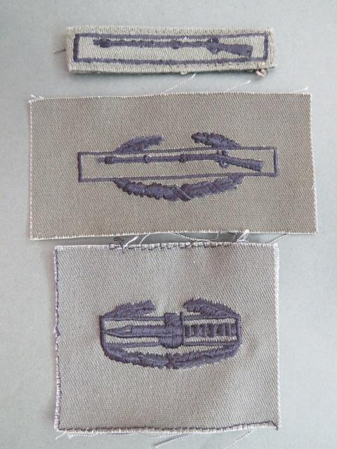 USA Army, Expert Infantryman, 1st Combat Award & Combat Action Badges
