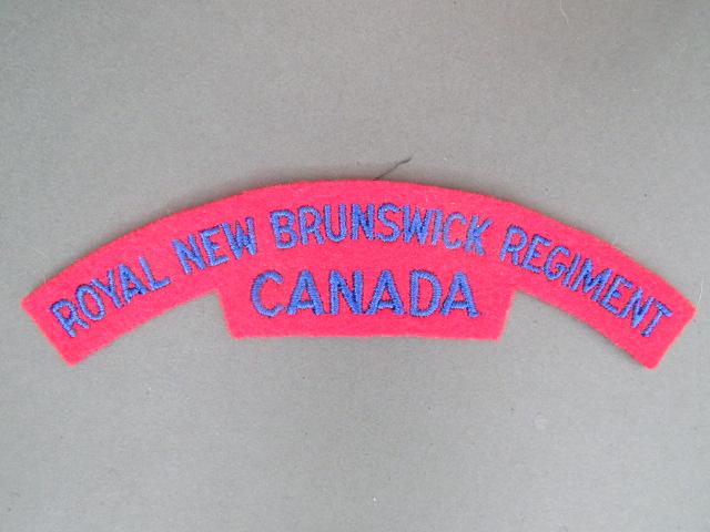 Canada Army Post WW2 Royal New Brunswick Regiment Shoulder Title