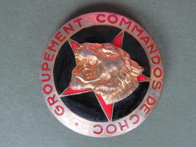 France Army Groupment des Commando de Choc Pocket Crest
