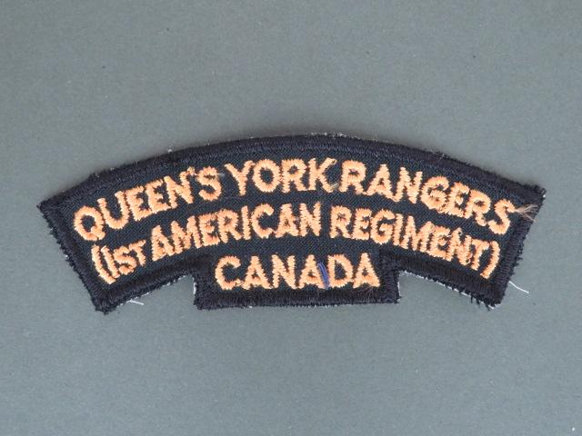 Canada Army First Hussars Shoulder Title