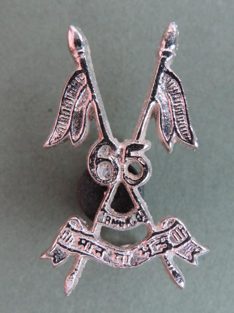 India Army Post 1947 65th Armoured Regiment Headdress Badge