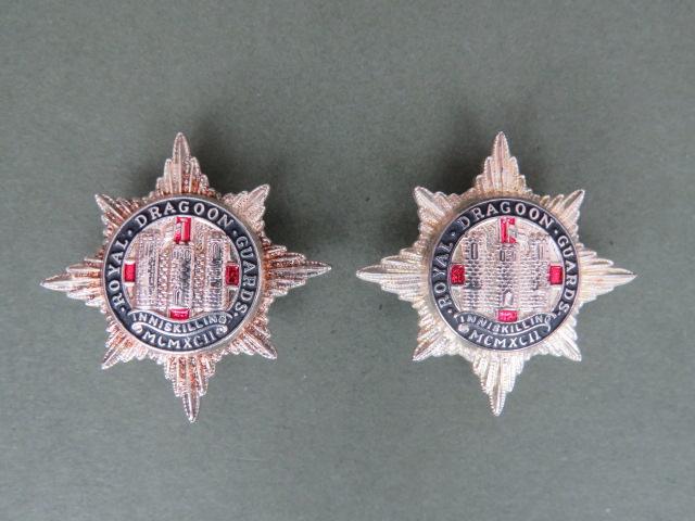 British Army The Royal Dragoon Guards Officer's Collar Badges