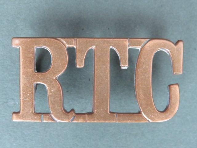 British Army Royal Tank Corps Shoulder Title