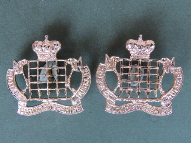 British Army Royal Gloucestershire Hussars Collar Badges