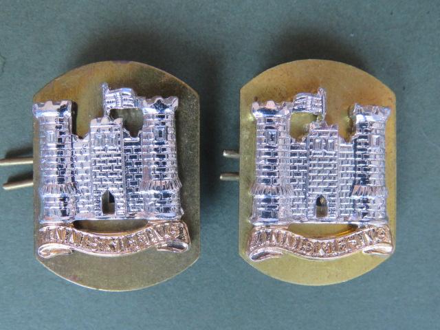 British Army The 5th Inniskilling Dragoon Guards Collar Badges