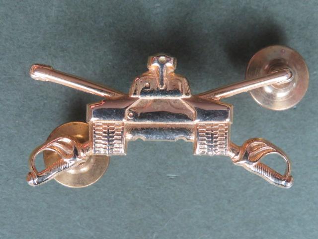 USA Army Cavalry Officers' Collar Badge