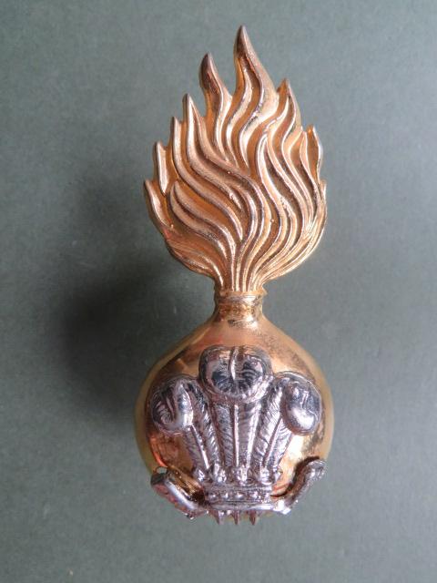 British Army The Royal Welsh Fusiliers Band Fur Cap Badge