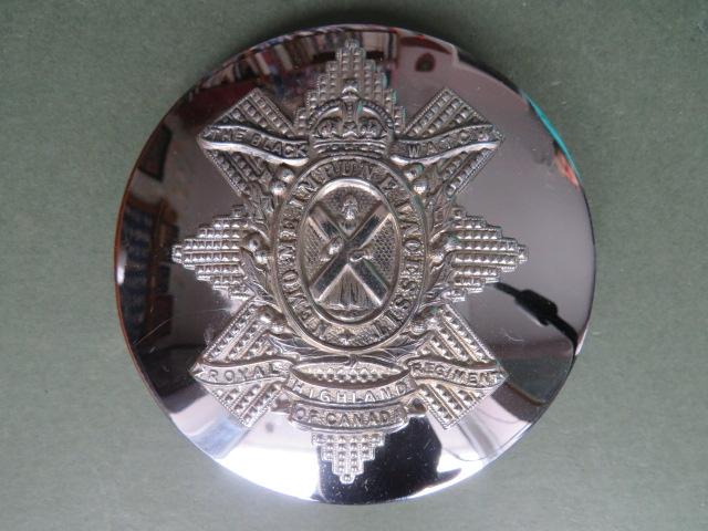 Canada Army The Black Watch (Royal Highland Regiment) of Canada Plaid Brooch