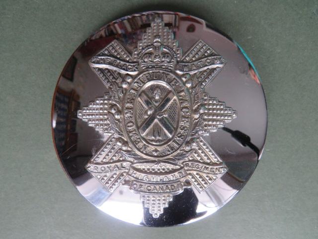 Canada Army The Black Watch (Royal Highland Regiment) of Canada Plaid Brooch