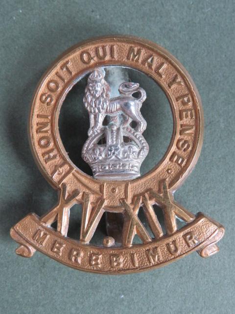 British Army Pre 1953 The 15th/19th King's Royal Hussars Cap Badge