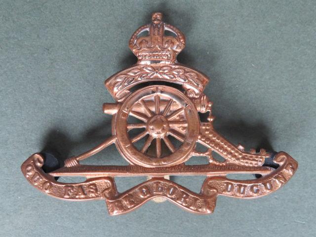 British Army The Royal Artillery Territorial Force Cap Badge
