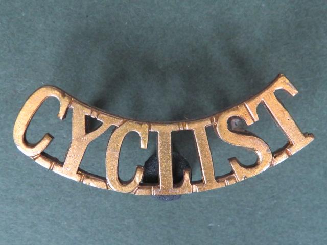 British Army WW1 Army Cyclist Corps Shoulder Title