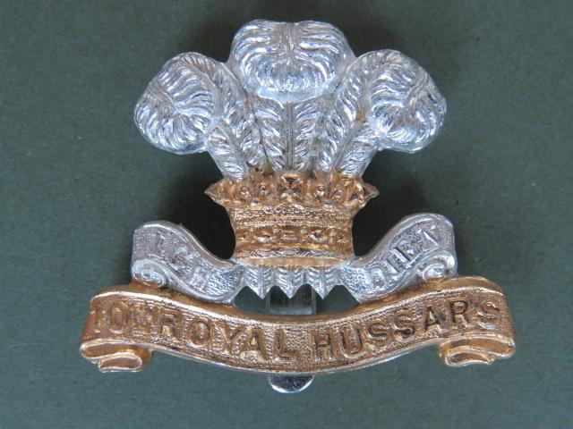 British Army The 10th Royal Hussars Cap Badge