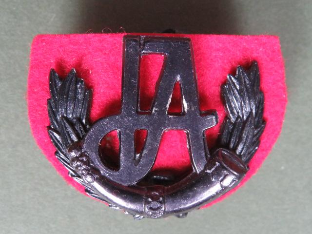 Rhodesia Army Internal Affairs Vedette (National Service) Junior Warrant Officer Arm Badge