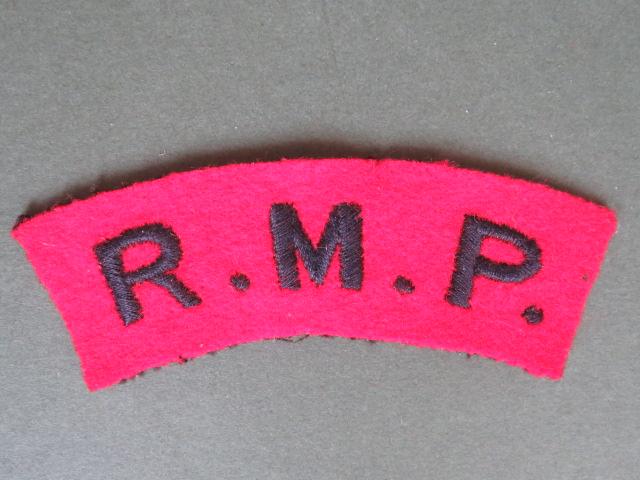 British Army Post WW2 Royal Military Police Shoulder Title