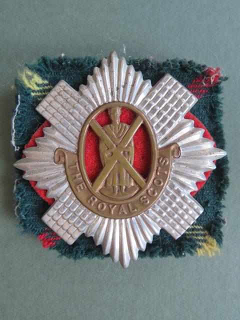 British Army The Royal Scots Glengarry Badge