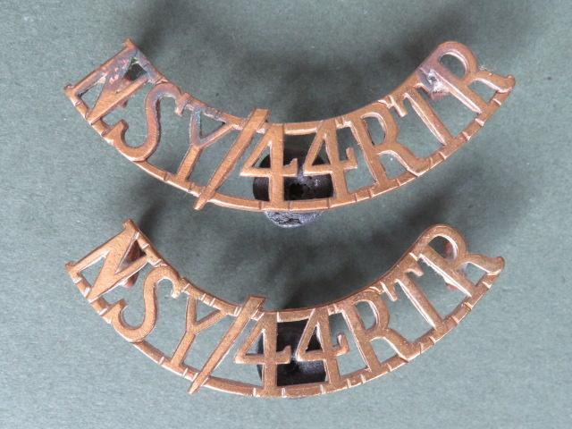British Army North Somerset Yeomanry 44 R.T.R. Shoulder Titles