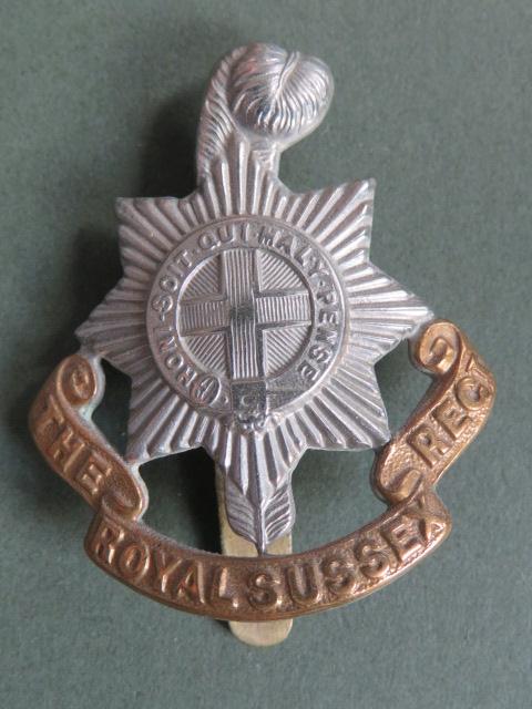 British Army The Royal Sussex Regiment Cap Badge
