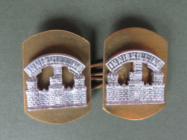 British Army Royal Irish Rangers Collar Badges