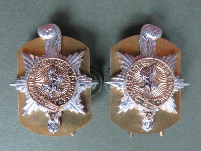 British Army The Queen's Regiment Collar Badges