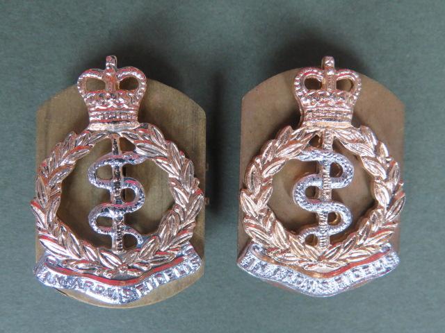British Army Royal Army Medical Corps Collar Badges